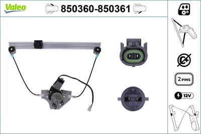RENAULT CAM MEKANIZMASI ON SOL CLIO 98 – VALEO 850360