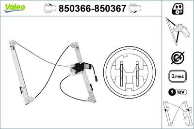 RENAULT CAM MEKANIZMASI ELEKTRIKLI ON SAG LAGUNA II 1,6 / 1,8 / 1,9 / 2,0