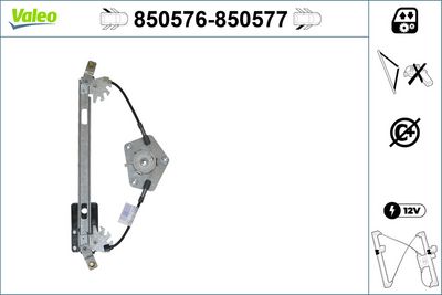 VAG CAM MEKANIZMASI ELEKTRIKLI ARKA SOL PASSAT 1,8 / 1,9 / 2,0 98> – VALEO 850577
