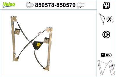 VAG CAM MEKANIZMASI ON SAG POLO 1,4 / 1,6 / 1,9 01> – VALEO 850579
