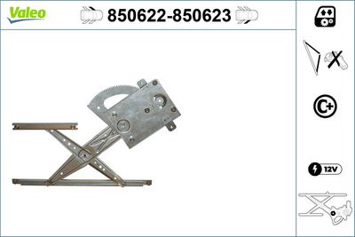 TOYOTA CAM MEKANIZMASI ELEKTRIKLI ON SAG AVENSIS 1,6 / 1,8 / 2,0 03> – VALEO 850623
