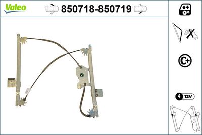 PSA CAM MEKANIZMASI ELEKTRIKLI ON SOL CITROEN C2 1,4 / 1,6 03>