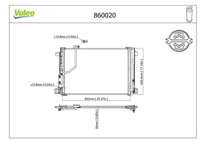 MERCEDES KLIMA RADYATORU X204 08>15 W204 07>14 S204 07>14 C204 11> C218 11>17 W212 13>16 A207 13>16 C207 13>1