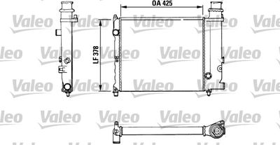 PSA MOTOR SU RADYATORU BX 1,4 1,5 KLIMASIZ OLCU: (378*425*34)