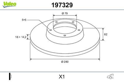FREN DİSKİ CITROEN JUMPER I 2.0 İ 2.2 HDİ 2.8 HDİ 02-06 ARKA HAVASIZ (AD) – VL197329