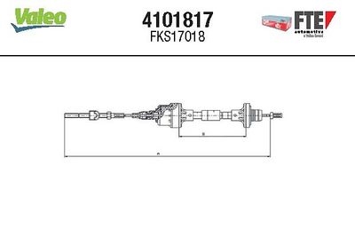 DEBRİYAJ TELİ ASTRA F 1.4i 16V-1.6i-1.7D-1.7TD/TDS 94 98 – VL4101817