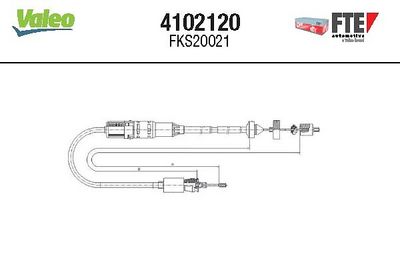 DEBRİYAJ TELİ RENAULT LAGUNA 99 01 1.9DTI F9Q 1.8 16V 2.0 16V – VL4102120