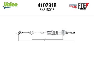 DEBRIYAJ TELI 0 PSA 206 CC 2D 206 HATCHBACK 2A C 206 SW 2E K 206 VAN – VL4102818