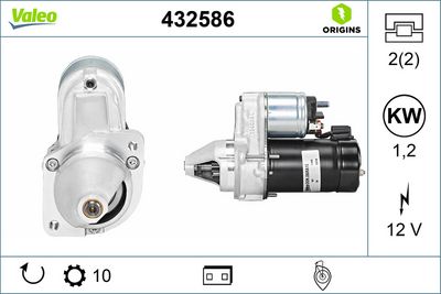 MARŞ MOTORU 12V 9DİŞ BMW MOTORCYCLES R100 R50 R60 R65 R75 R80 R90 – VL432586