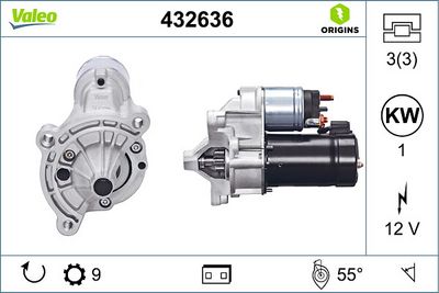 MARŞ MOTORU 12V 9DİŞ PEUGEOT 205 I 508 I XANTIA 306 FIAT DUCATO CITROËN JUMPER PARTNER BERLINGO BOXE R – VL432636