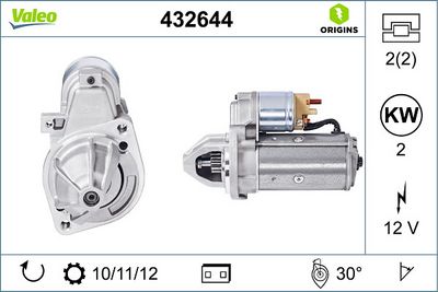 MARŞ MOTORU 12V 11DİŞ MERCEDES E-CLASS (W124)(S124)(W210) C-CLASS (W202)(W203) SPRINTER VITO – VL432644