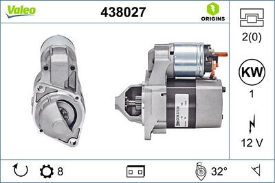 MARŞ MOTORU 12V 8DİŞ MERCEDES-BENZ A-CLASS (W168)MERCEDES-BENZ A-CLASS (W169)MERCEDES-BENZ B-CLASS ( W245) – VL438027