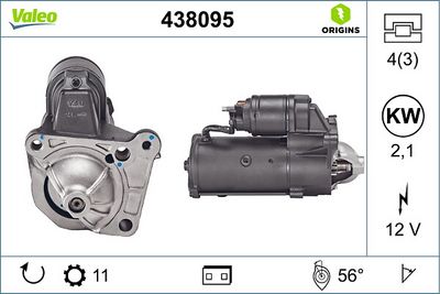 MARŞ MOTORU 12V 11DİŞ RENAULT MEGANE II OPEL VIVARO A LAGUNA II SCÉNIC II  GRAND SCÉNIC II – VL438095