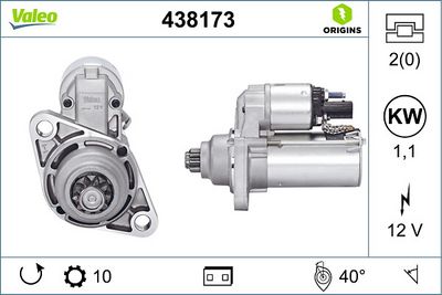MARŞ MOTORU 12V 10DİŞ VW GOLF V-VI SKODA OCTAVIA II A3 JETTA III-IV SKODA OCTAVIA FABIA I  TOLEDO II I LEON – VL438173