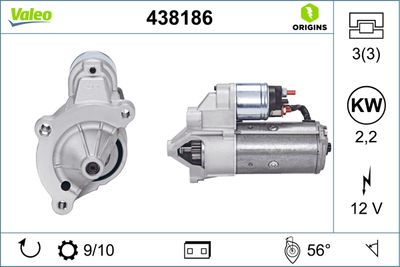 MARŞ MOTORU 12V 10DİŞ PEUGEOT BOXER 605 FIAT DUCATO CITROËN JUMPER XM – VL438186