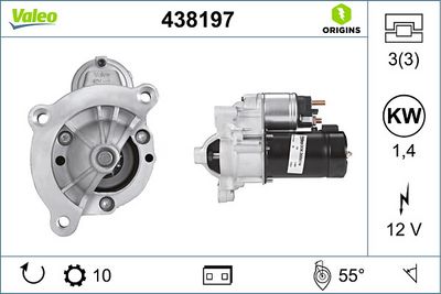 MARŞ MOTORU 12V 10DİŞ PEUGEOT 206 406 607 CITROËN XSARA C5 I-II 307 C4 I – VL438197