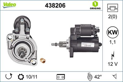 MARŞ MOTORU 12V 11DİŞ VW PASSAT GOLF III-IV PASSAT SEAT TOLEDO I POLO AUDI A3 IBIZA II SKODA OCTAVIA  I TOURAN – VL438206