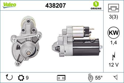 MARŞ MOTORU 12V 9DİŞ CITROËN XANTIA PEUGEOT 405 II 306 BOXER CITROËN JUMPER PARTNER BERLINGO FIAT DU CATO – VL438207