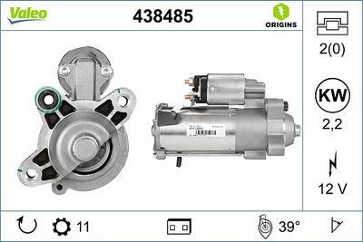 MARŞ MOTORU FORD GRAND C-MAX MONDEO IV S-MAX VOLVO C30 S40 II FOCUS III S80 II V70 III V50 KUGA I-II – VL438485