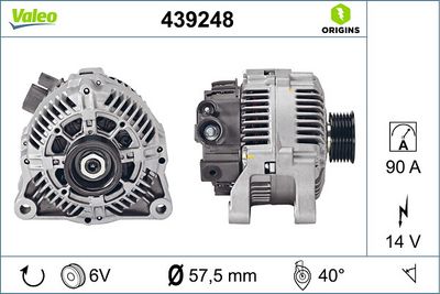 ALTERNATÖR 12V 97A PEUGEOT 306 CITROËN BERLINGO PARTNER XSARA 206 C5 I FIAT DUCATO JUMPER BOXER XANT IA – VL439248