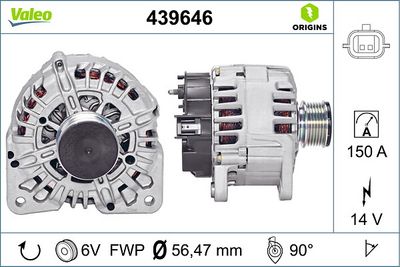 ALTERNATÖR RENAULT MEGANE II-III-IV MODUS DACIA DUSTER SCÉNIC III CLIO III-IV KANGOO LAGUNA III LODG Y FLUENCE SANDERO II DOKKER CAPTUR LAGUNA – VL439646