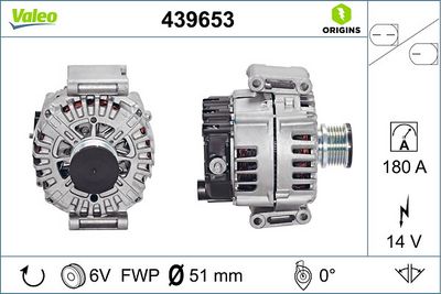 ALTERNATÖR MERCEDES SPRINTER VITO E-CLASS (W212)(S212)(C207)(A207) C-CLASS (W204)(S204) – VL439653