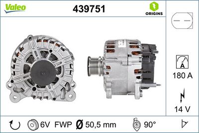 ALTERNATÖR VW CRAFTER TRANSPORTER V-VI PASSAT SKODA SUPERB II – VL439751
