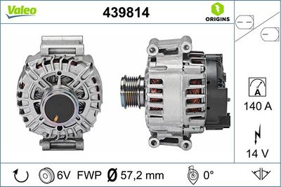ALTERNATÖR SEAT LEON SKODA SUPERB II AUDI A3 OCTAVIA III VW GOLF VII PASSAT TRANSPORTER VI POLO Q3 – VL439814