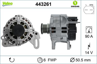 ALTERNATÖR VW POLO SEAT IBIZA III-IV CORDOBA SKODA FABIA I-II ROOMSTER – VL443261