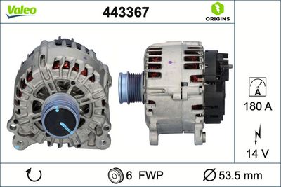 ALTERNATÖR VOLKSWAGEN GOLF 1.5 – VL443367