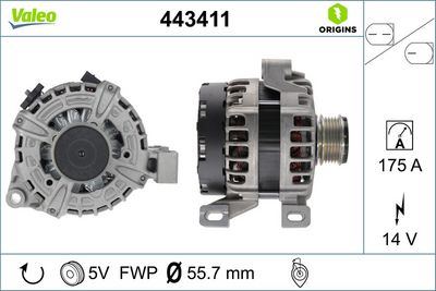 ALTERNATÖR VOLVO  2.0 Tİ – VL443411
