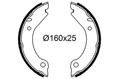 PABUÇLU FREN BALATASI VOLVO 260 740 760 940 960 – VL564263