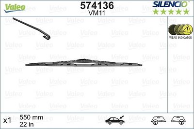 SİLECEK SÜPÜRGESİ 550MM P406-P605 (ST) – VL574136