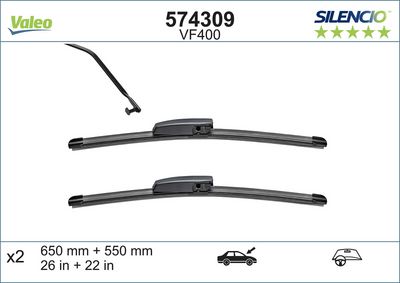 SİLECEK SÜPÜRGESİ 650/550MM SCENIC II – VL574309