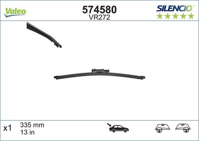 SİLECEK SUPURGESİ X-TRM FLAT BLADE (X1) (340 MM) BMW X1, MERCEDES BENZ CLA CLS #DEĞER! – VL574580