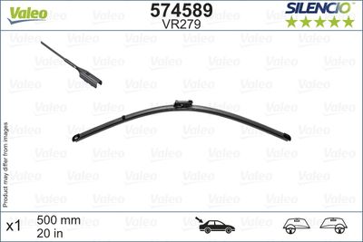 SİLECEK SUPURGESİ X-TRM FLAT BLADE VR279 (X1) (500 MM) (ARKA) OPEL INSIGNIA (B) GRAND SPORT (04.2017  > – VL574589