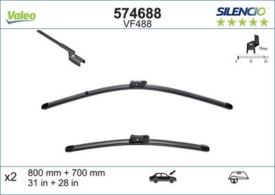 SİLECEK MUZ X2 VM484 PEUGEOT 3008 5008 800+700 – VL574688