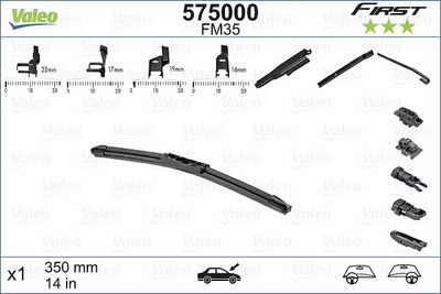VALEO MUZ SİLECEK 350mm (4 APARATLI) (1 AD) – VL575000