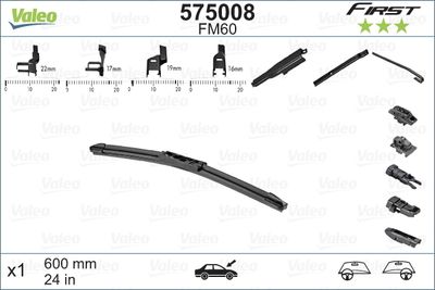 VALEO MUZ SİLECEK 600mm (4 APARATLI) (1 AD) – VL575008
