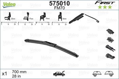 VALEO MUZ SİLECEK 700mm (4 APARATLI) (1 AD) – VL575010