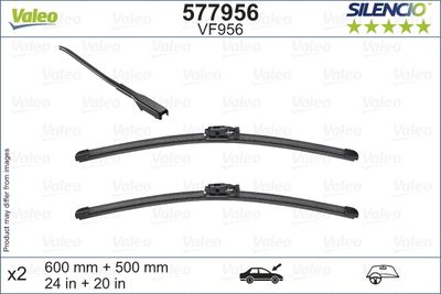 SİLECEK SUPURGESİ X-TRM FLAT BLADE VF956 (X2) (600+500 MM) BMW X2 (11/17>) #DEĞER! – VL577956