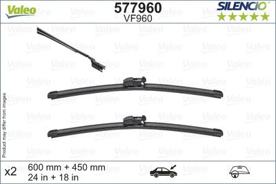SİLECEK SUPURGESİ X-TRM FLAT BLADE (X2) (600+450 MM) MAZDA 6 (12/12>), CX-5 (05/17>) #DEĞER! – VL577960