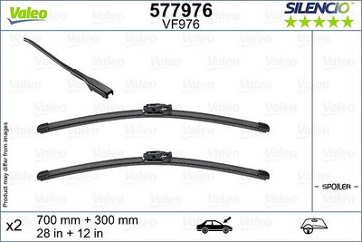 SİLECEK SUPURGESİ X-TRM FLAT BLADE VF976 (X2) (700+300 MM) (ÖN) RENAULT CLIO V (06.2019>) #DEĞER! – VL577976