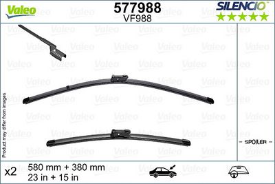 SİLECEK SUPURGESİ X-TRM FLAT BLADE VM988 (X2) (530+475 MM) NISSAN JUKE (P13A) (12.2019>) #DEĞER! – VL577988