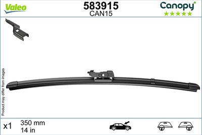 CAN15 MUZ SİLECEK SÜPÜRGESİ 350mm PY TİPİ ADAPTÖR – VL583915
