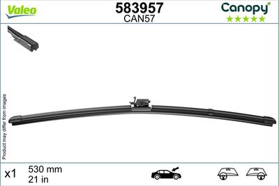 CAN57 MUZ SİLECEK SÜPÜRGESİ 530mm E TİPİ ADAPTÖR – VL583957