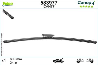 CAN77 MUZ SİLECEK SÜPÜRGESİ 600mm C TİPİ ADAPTÖR – VL583977