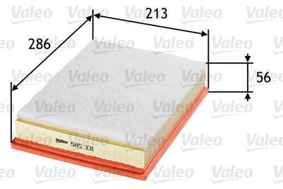 HAVA FİLTRESİ VOLVO 740-780 2.0, 2.3, 940 2.0 – VL585331