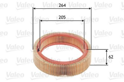 HAVA FİLTRESİ RENAULT CLIO I 1.2, MEGANE, HONDA ACCORD – VL585607