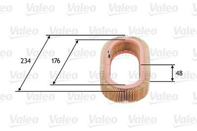 HAVA FİLTRESİ OPEL CORSA-A 1.0, SEAT IBIZA I 1.2 – VL585628